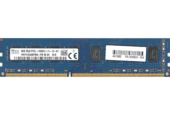 【中古】SK hynix製　HMT41GU6BFR8A-PB N0 AA　DDR3 PC3-12800U 8GB