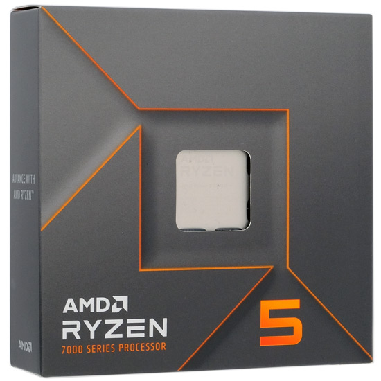【中古】AMD　Ryzen 5 7600X 100-100000593　4.7GHz Socket AM5 元箱あり