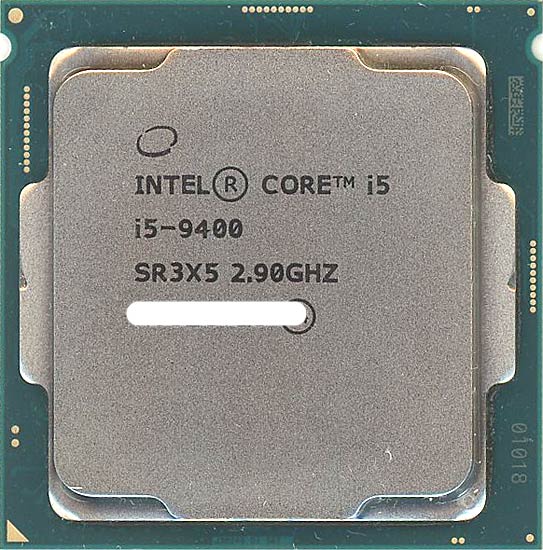 【中古】Core i5 9400　2.9GHz 9M LGA1151 65W　SR3X5