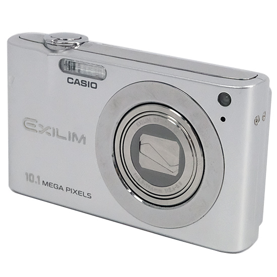 【中古】CASIO製　デジタルカメラ EXILIM ZOOM EX-Z100　シルバー　1010万画素　訳あり