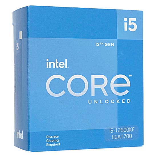 【中古】Core i5 12600KF　3.7GHz LGA1700 125W　SRL4U 元箱あり