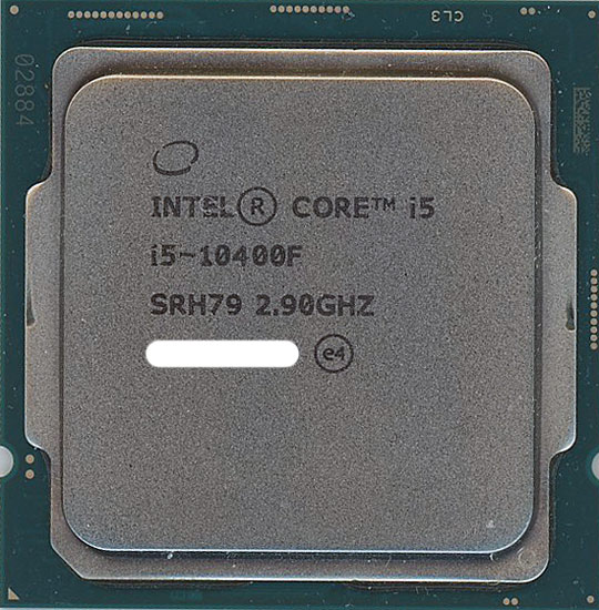 【中古】Core i5 10400F　2.9GHz 12M LGA1200 65W　SRH79