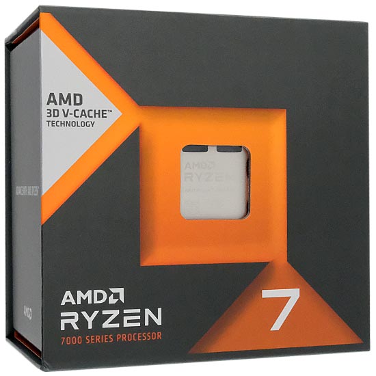 【中古】AMD　Ryzen 7 7800X3D 100-000000910　4.2GHz Socket AM5 元箱あり