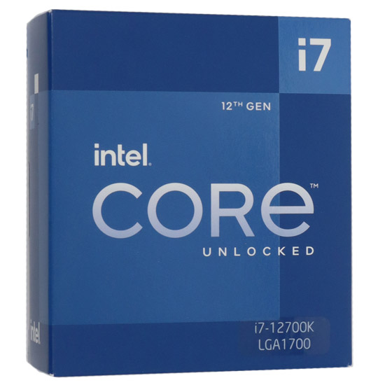 【中古】Core i7 12700K　3.6GHz LGA1700 125W　SRL4N 元箱あり