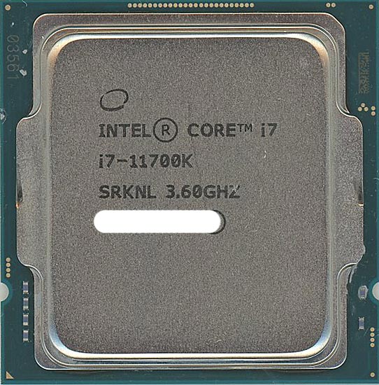 【中古】Core i7 11700K　3.6GHz LGA1200 125W　SRKNL