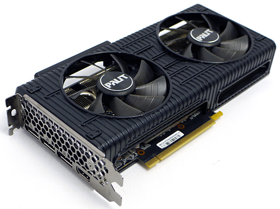 【中古】PALIT　GeForce RTX 3060 Ti Dual 8GB NE6306T019P2-190AD　PCIExp 8GB