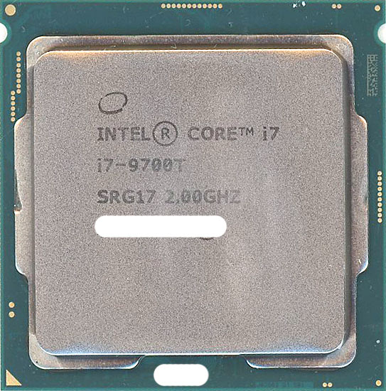 【中古】Core i7 9700T　2.0GHz LGA1151 35W　SRG17