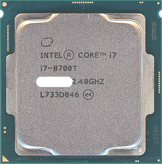 【中古】Core i7 8700T　2.4GHz LGA1151 35W　SR3WX