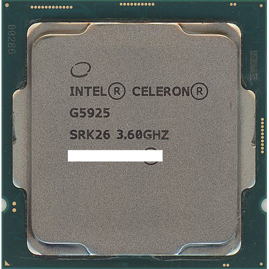 【中古】Celeron G5925　3.6GHz 4M LGA1200　SRK26