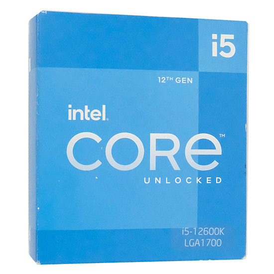 【中古】Core i5 12600K　3.7GHz LGA1700 125W　SRL4T 元箱あり
