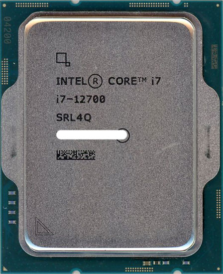 【中古】Core i7 12700　2.1GHz LGA1700 65W　SRL4Q
