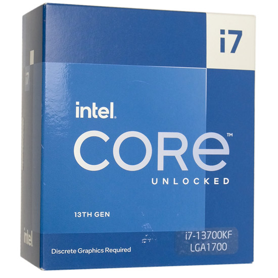 【中古】Core i7 13700KF　3.4GHz LGA1700 253W　SRMB9 元箱あり
