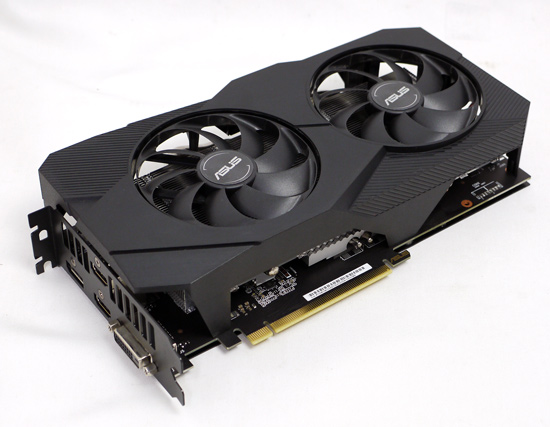 【中古】ASUS製グラボ　DUAL-RTX2060-O6G-EVO　PCIExp 6GB
