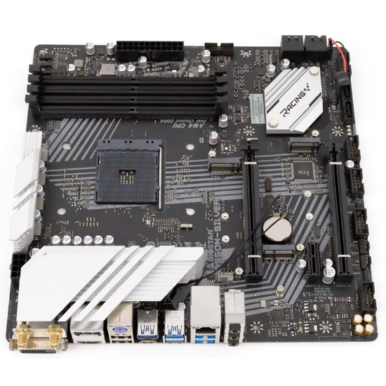 【中古】BIOSTAR製　MicroATXマザボ　B550M-SILVER　SocketAM4