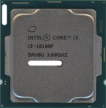【中古】Core i3 10100F　3.6GHz 8M LGA1200 65W　SRH8U