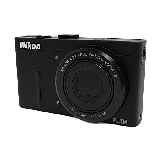 【中古】Nikon製　デジカメ COOLPIX P310　ブラック/1610万画素　本体のみ　液晶画面いたみ
