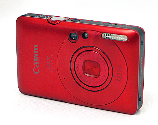 【中古】Canon製　IXY DIGITAL 210 IS　レッド　1210万画素