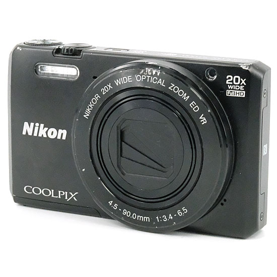 【中古】Nikon製　デジカメ COOLPIX S7000　ブラック/1602万画素　訳あり