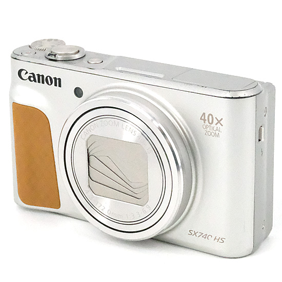 【中古】Canon製　PowerShot SX740 HS　シルバー　2030万画素