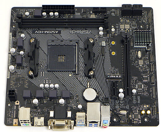 【中古】ASRock製 MicroATXマザーボード　A520M-HDV　SocketAM4