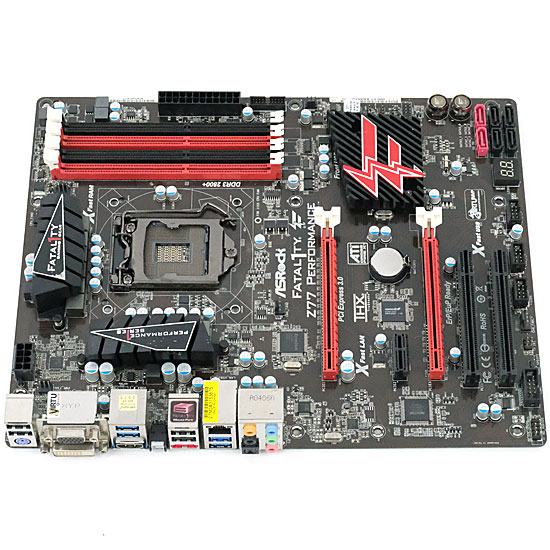 【中古】ASRock製 ATXマザーボード　Fatal1ty Z77 Performance