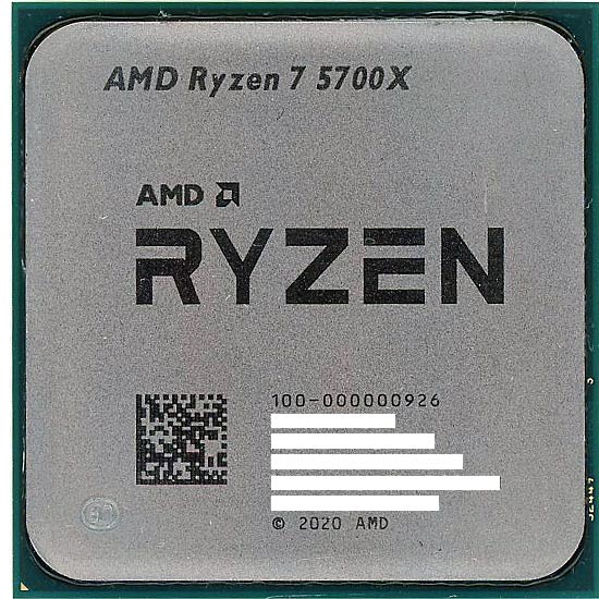 【中古】AMD　Ryzen 7 5700X 100-000000926　3.4GHz Socket AM4