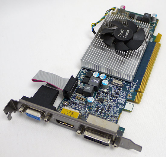 【中古】グラフィックボード　Radeon HD 7570 1GB DDR3 V/D/DP