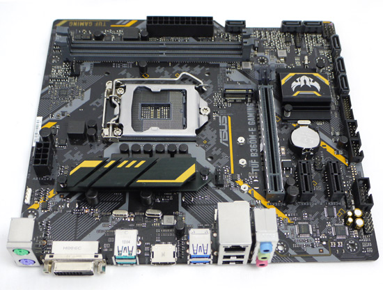 【中古】ASUS製　MicroATXマザーボード　TUF B360M-E GAMING　LGA1151