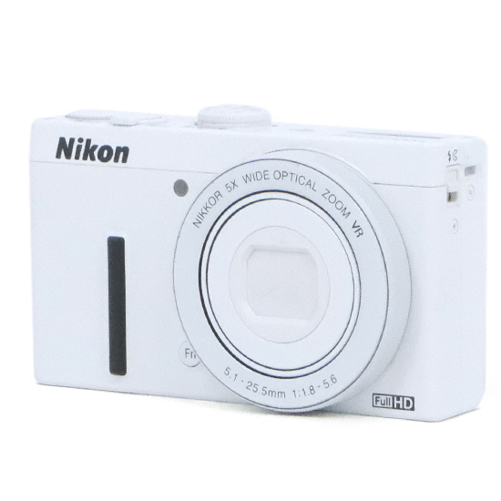 【中古】Nikon製　デジカメ COOLPIX P340　ホワイト/1219万画素　訳あり