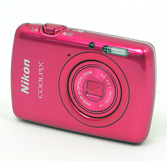 【中古】Nikon　デジカメ COOLPIX S01　ピンク　1014万画素　本体いたみ 元箱あり
