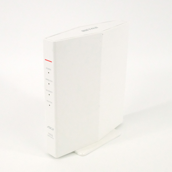 【中古】BUFFALO　無線LANルータ　AirStation WSR-1500AX2S-WH　ホワイト