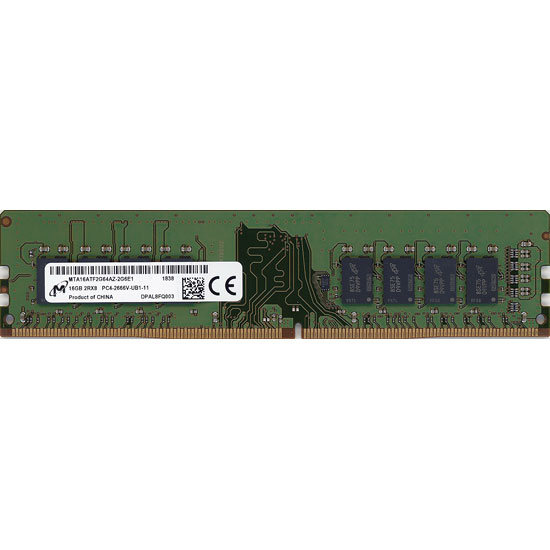 【中古】Micron　MTA16ATF2G64AZ-2G6E1　DDR4 PC4-2666 16GB