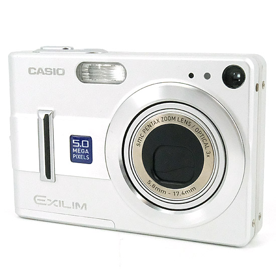 【中古】CASIO製　EXILIM ZOOM EX-Z55　500万画素