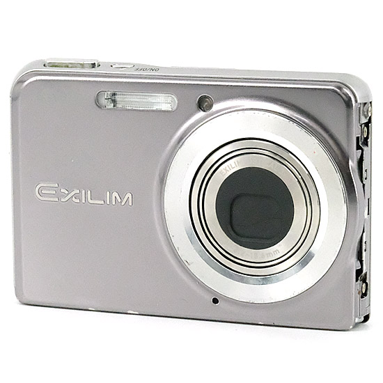 【中古】CASIO製　EXILIM CARD EX-S770　シルバー　720万画素　本体のみ　本体いたみ