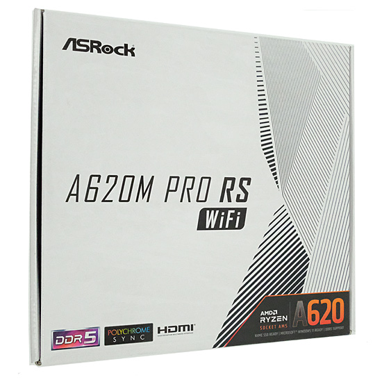 【中古】ASRock製 MicroATXマザーボード　A620M Pro RS WiFi　SocketAM5　未使用