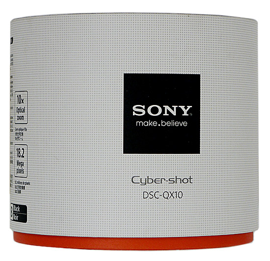 【中古】SONY製　Cyber-shot DSC-QX10　ブラック　1820万画素　展示品