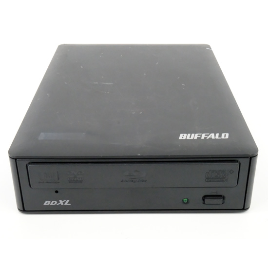 【中古】BUFFALO　4K動画再生対応 外付けブルーレイドライブ BRXL-16U3V
