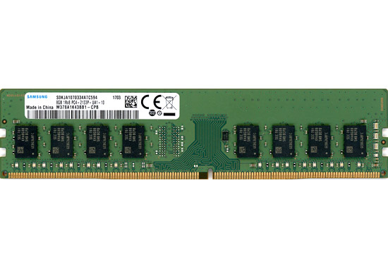 【中古】SAMSUNG　M378A1K43BB1-CPB　DDR4 PC4-2133P 8GB