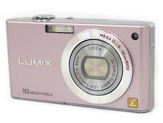 【中古】Panasonic　LUMIX DMC-FX35-P　ピンク/1010万画素　液晶画面いたみ