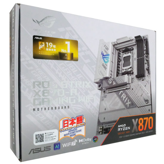 【中古】ASUS製　ATXマザーボード　ROG STRIX X870-A GAMING WIFI　SocketAM5　未使用