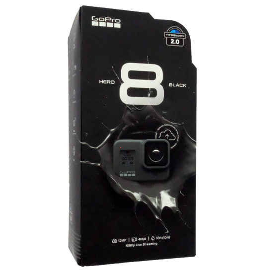 【中古】GoPro　ウェアラブルカメラ HERO8 BLACK　CHDHX-802-FW　未使用