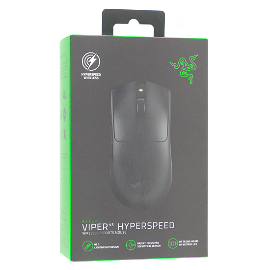 【中古】Razer　ゲーミングマウス Viper V3 HyperSpeed RZ01-04910100-R3M1　未使用
