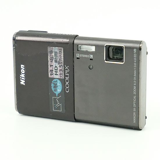 【中古】Nikon　デジカメ COOLPIX S80/ブラック　1410万画素 元箱あり