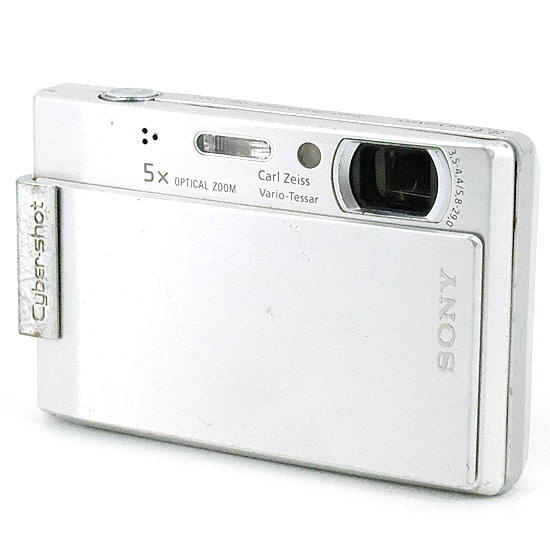 【中古】SONY製　Cyber-shot DSC-T100　シルバー　810万画素　訳あり