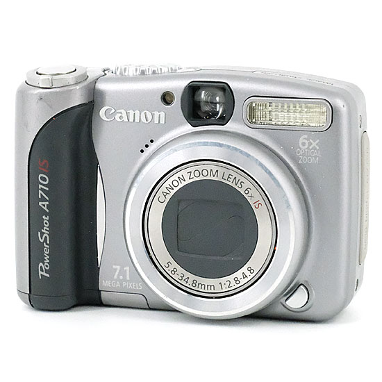 【中古】Canon製　PowerShot A710 IS　710万画素　本体のみ