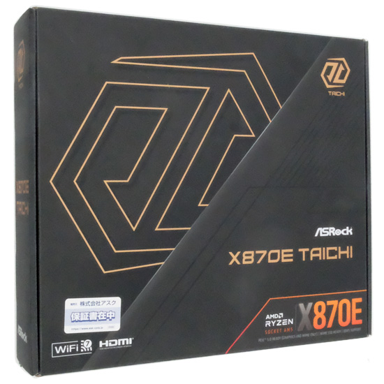 【中古】ASRock製 Extended ATXマザーボード　X870E Taichi　SocketAM5 元箱あり