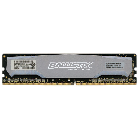 【中古】crucial　BLS4G4D240FSA　DDR4 PC4-19200 4GB