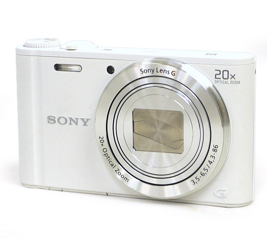 【中古】SONY製　Cyber-shot DSC-WX350　ホワイト/1820万画素　訳あり