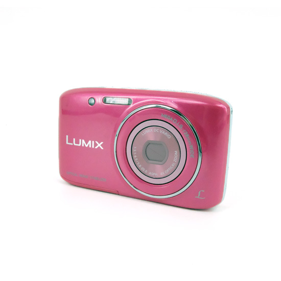 【中古】Panasonic　LUMIX DMC-S2-P　ピンク/1410万画素