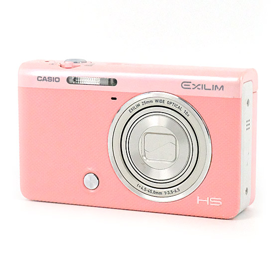 【中古】CASIO　デジタルカメラ HHIGH SPEED EXILIM EX-ZR70PK　ピンク　1610万画素　本体いたみ
